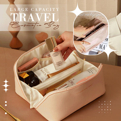 CLOUDÉ | DOUBLE-LAYER TRAVEL COSMETIC BAG