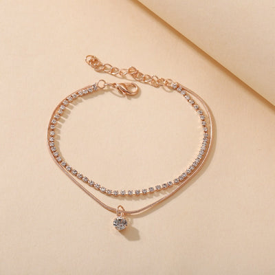 MAYA | BOHO CUBIC ZIRCONIA ANKLET