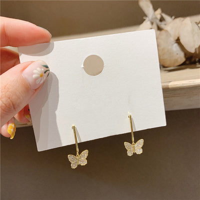 BELLE | BUTTERFLY TASSEL EARRINGS