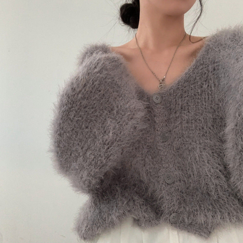 ISLA | FLUFFY CARDIGAN