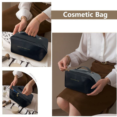 CLOUDÉ | DOUBLE-LAYER TRAVEL COSMETIC BAG