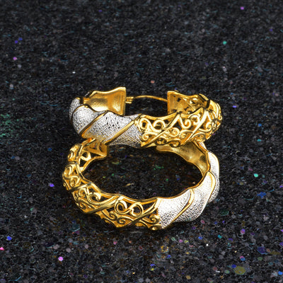 CELESTE | HOLLOW STUD EARRINGS