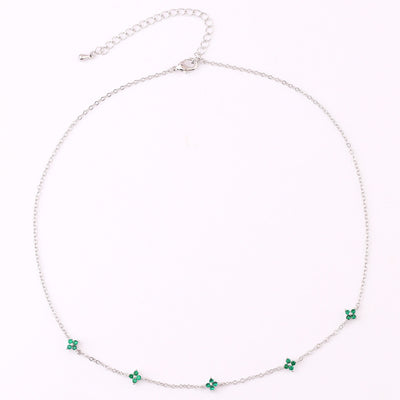 LUNA | BLUE FLOWER NECKLACE