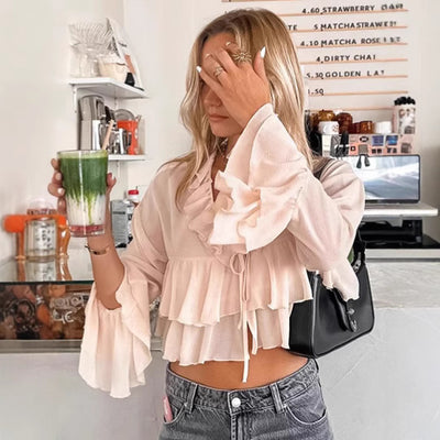 INDY | RUFFLE BLOUSE