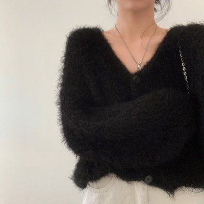 ISLA | FLUFFY CARDIGAN