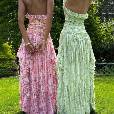 ZARIA | PRINTED HIGH-WAIST DRESS