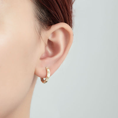 AMORÉ | HEART OIL-DRIP HOOK EARRINGS