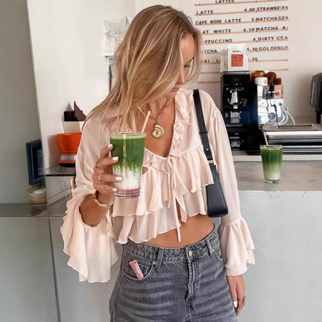 INDY | RUFFLE BLOUSE