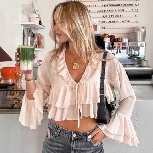 INDY | RUFFLE BLOUSE