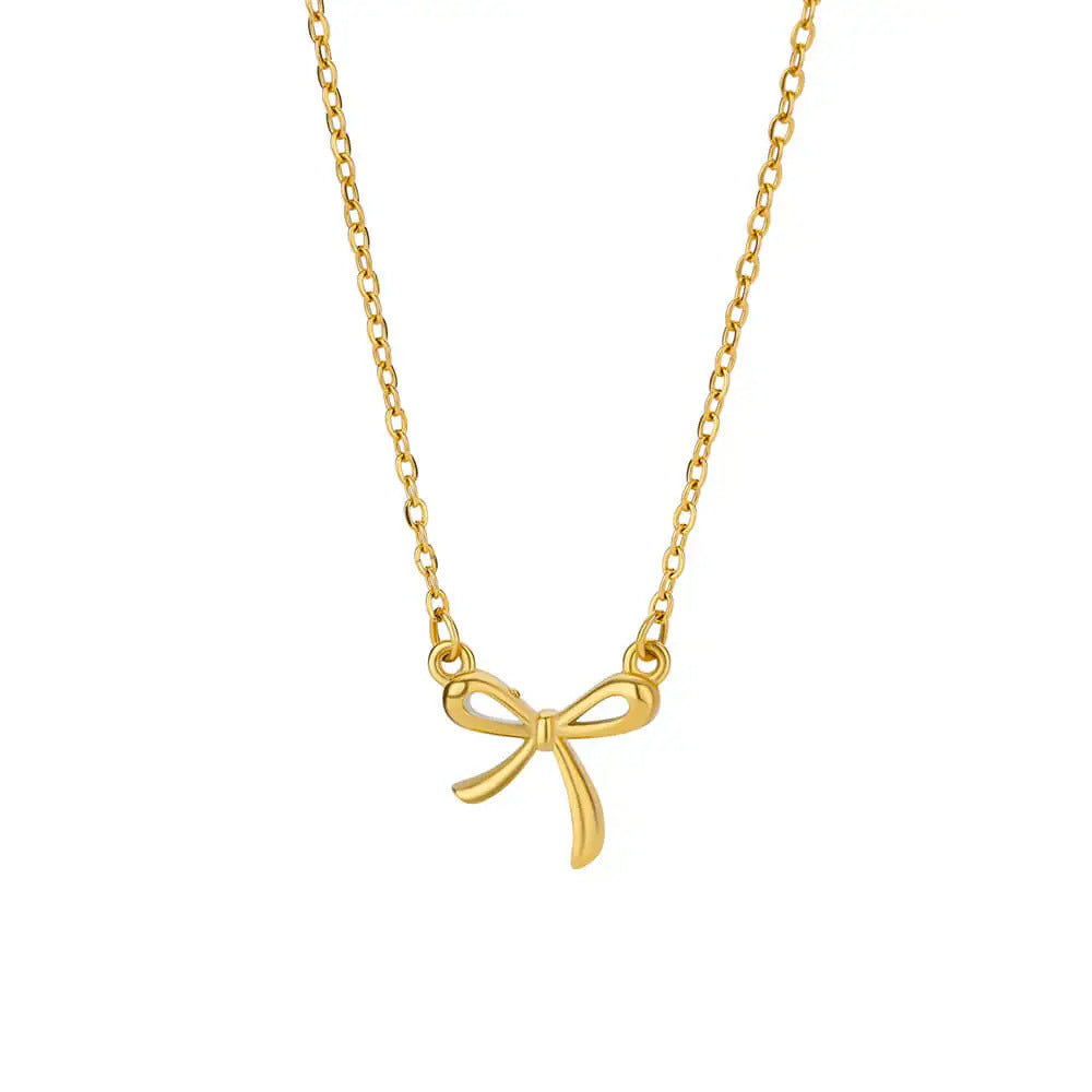 ESTELLE | BOW LOCK NECKLACE