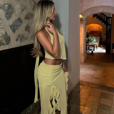 ELLA | TASSEL TOP & SKIRT SET