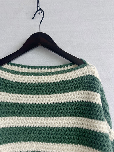 ELISA | KNITTED STRIPED SWEATER