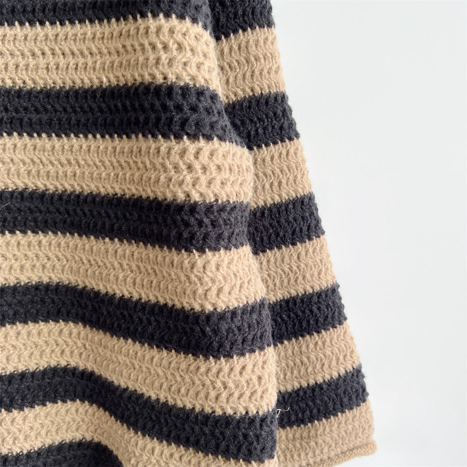 ELISA | KNITTED STRIPED SWEATER