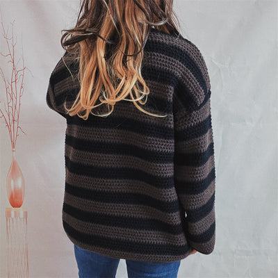 ELISA | KNITTED STRIPED SWEATER