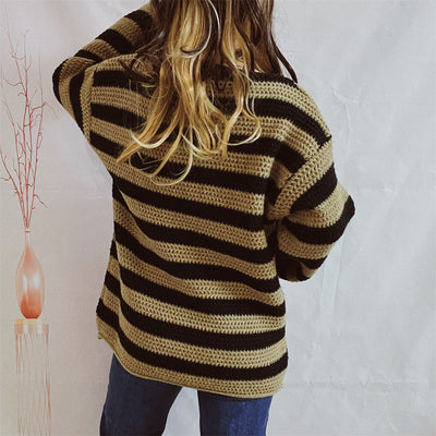 ELISA | KNITTED STRIPED SWEATER