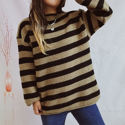 ELISA | KNITTED STRIPED SWEATER