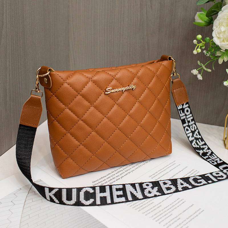 MILA | QUILTED BUCKET CROSSBODY BAG