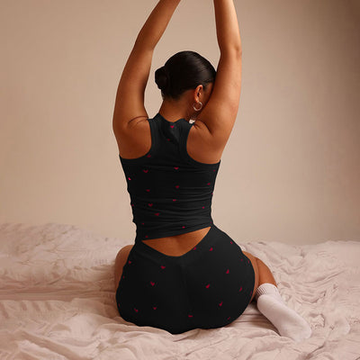 FREYA | LOVE PRINT TWO-PIECE SET