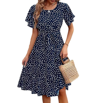 CIARA | POLKA DOT MIDI DRESS