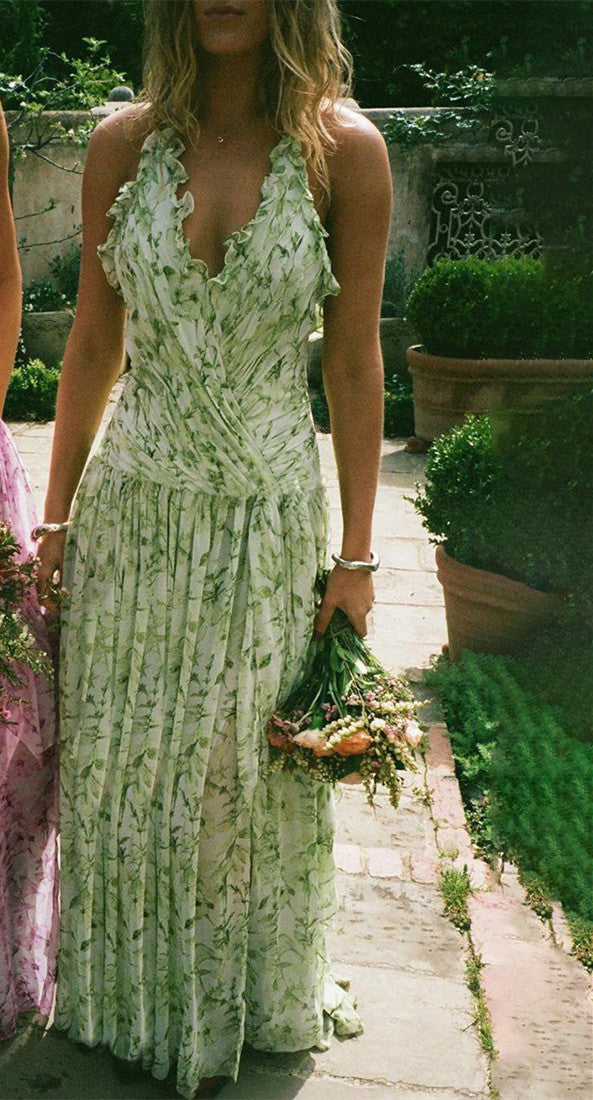 ZARIA | PRINTED HIGH-WAIST DRESS