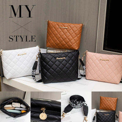MILA | QUILTED BUCKET CROSSBODY BAG