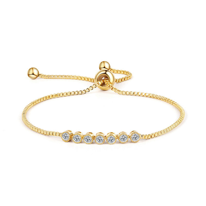 FIONA | SIMPLE COPPER & ZIRCON BRACELET