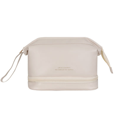 CLOUDÉ | DOUBLE-LAYER TRAVEL COSMETIC BAG