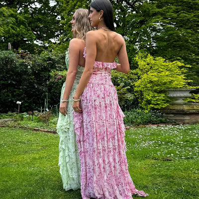 ZARIA | PRINTED HIGH-WAIST DRESS